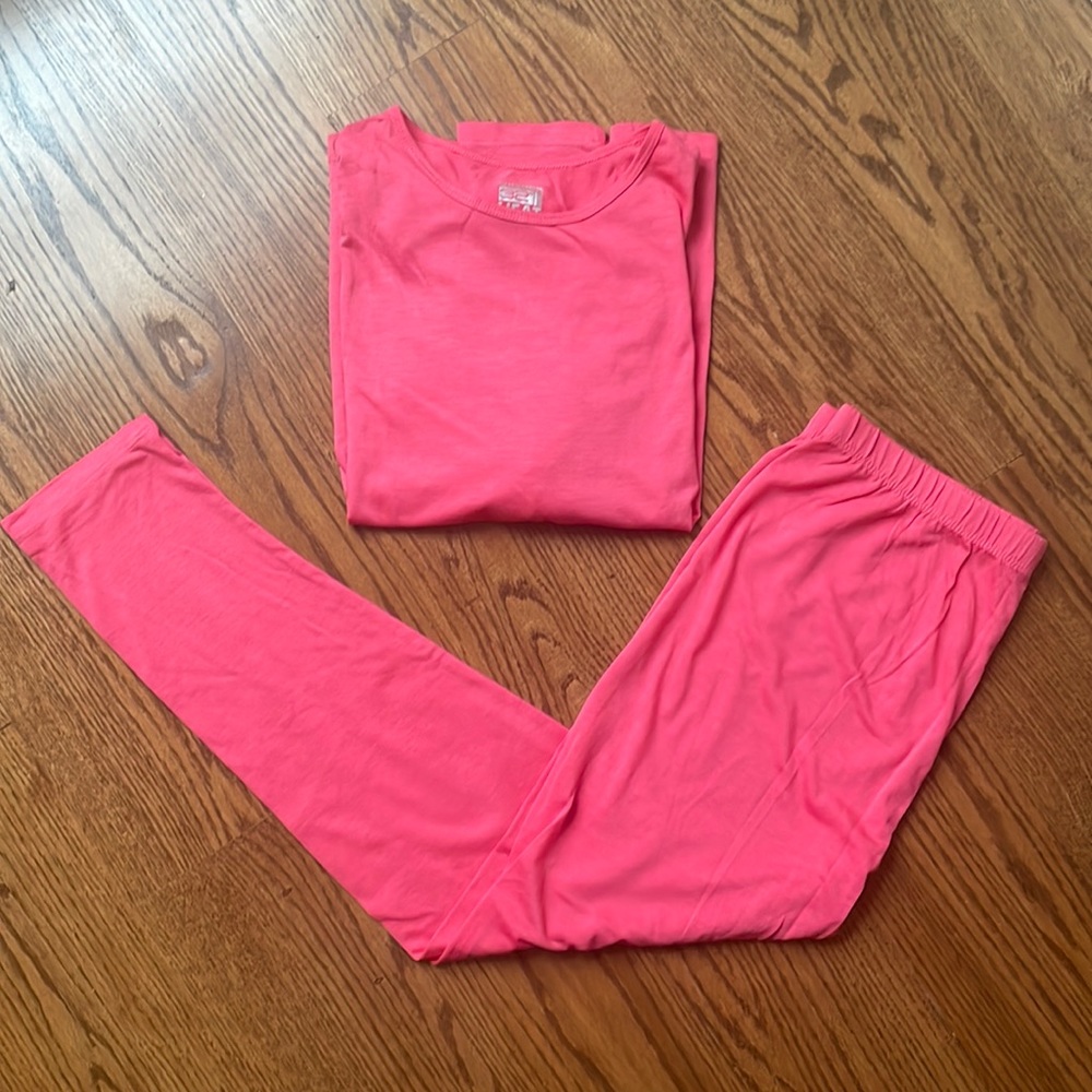Girls XL Pink Thermal Set